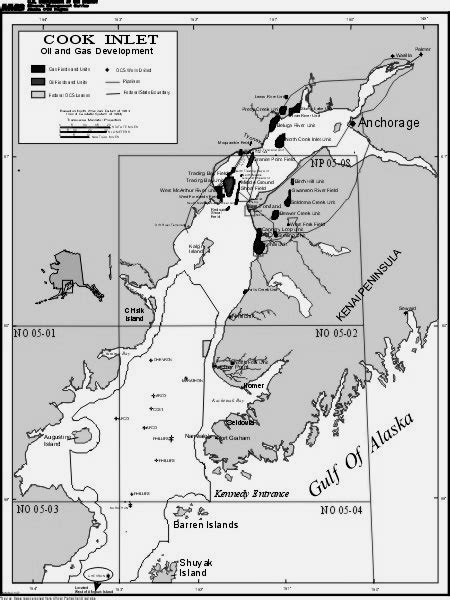 cook inlet oil and gas map